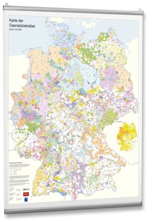 Karte der Gasnetzbetreiber 2025