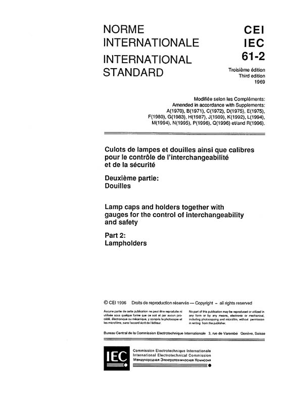 Iec 2 1969 Iec Standards Vde Publishing House