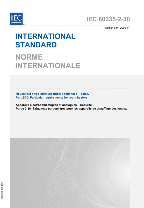 Iec 60335 2 30 2009 Iec Normen Vde Verlag