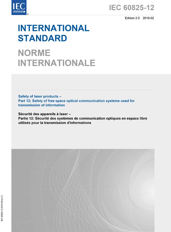 Iec 60825 12 2019 Iec Normen Vde Verlag