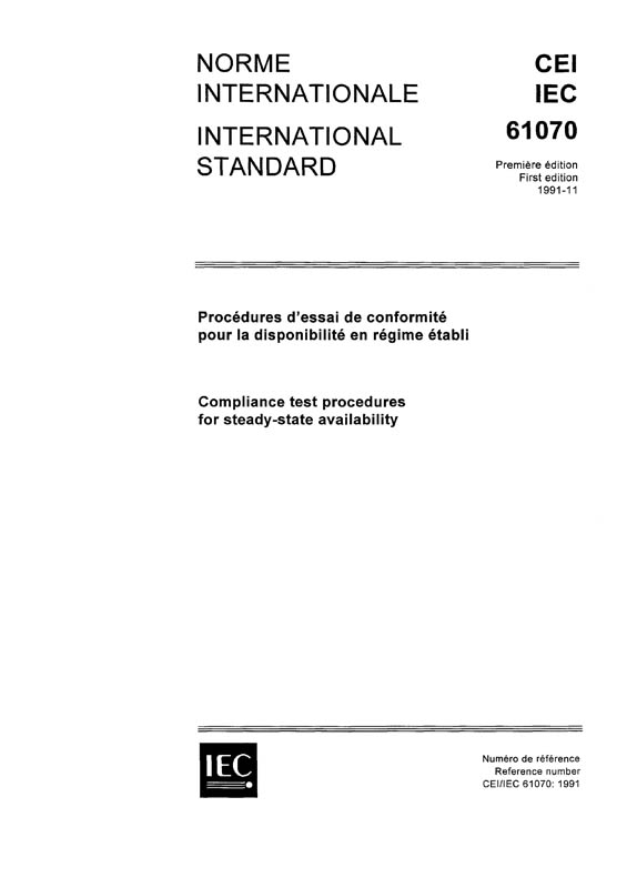 IEC 61070:1991 - IEC Standards - VDE Publishing House